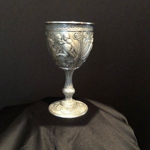Franklin Mint 1989 EXCALIBUR “Guinevere" PEWTER GOBLET